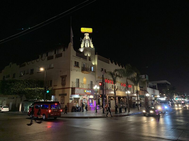 Caesar's hotel and restaurant exterior 2019